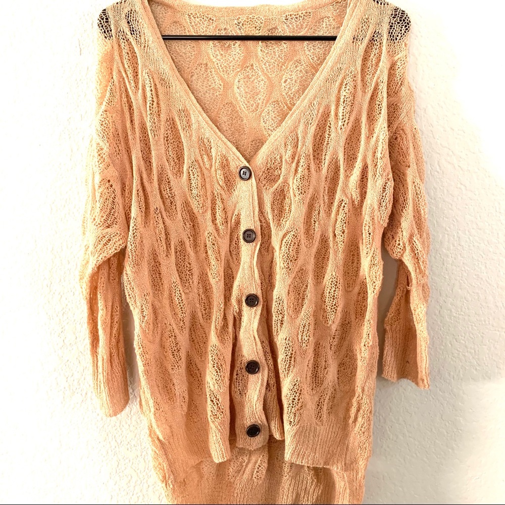 BKE Daytrip Blush Pink Cardigan